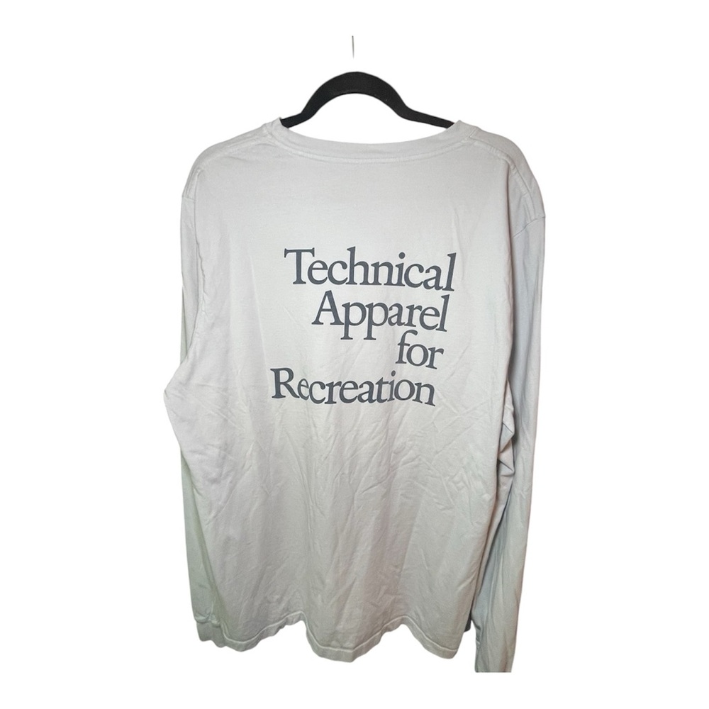 Outdoor Voices White Long Sleeve Tee
